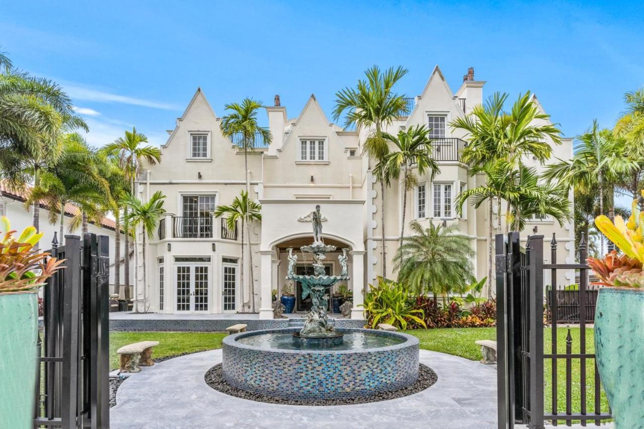 The Modern Castle Canal View Access Rooftop Living Greenhouse Vlllas Fort Lauderdale Zewnętrze zdjęcie