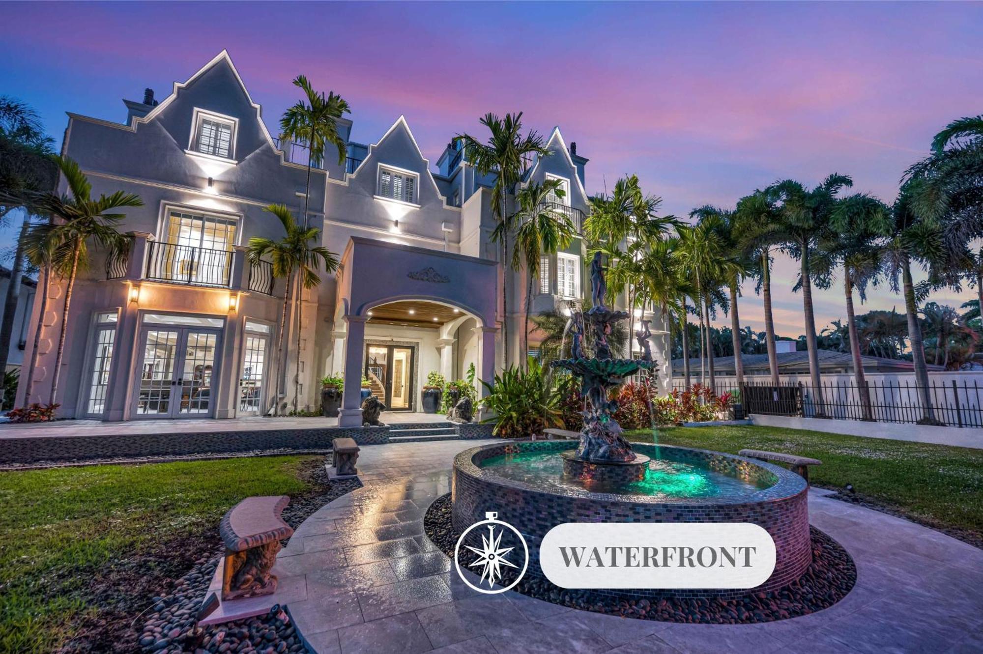 The Modern Castle Canal View Access Rooftop Living Greenhouse Vlllas Fort Lauderdale Zewnętrze zdjęcie
