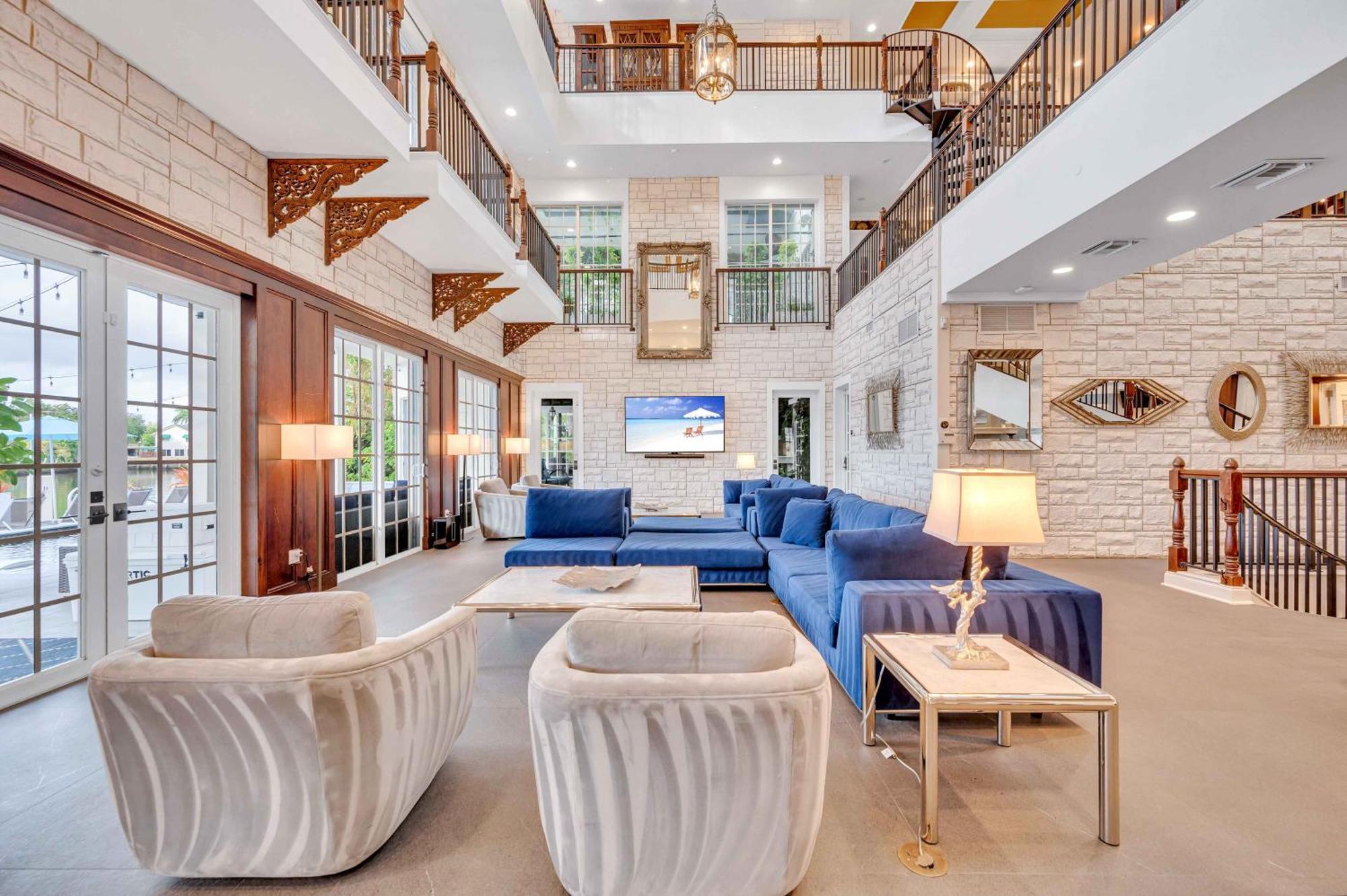 The Modern Castle Canal View Access Rooftop Living Greenhouse Vlllas Fort Lauderdale Zewnętrze zdjęcie